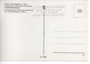 Ansichtskarte Bodensee, Seewigtal